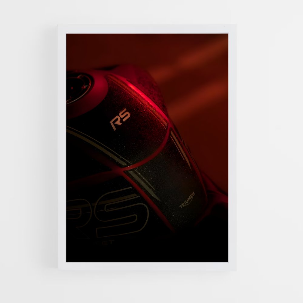 Poster Souris Rouge et Noire – affiche Triumph (vue 3)